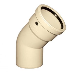 زانو بست خور پوش فیت سایلنت 45 درجه -110