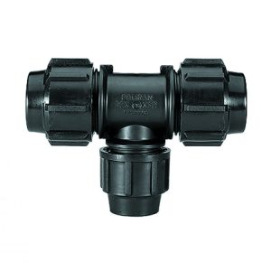 سه راه تبدیل پیچی پلی اتیلن